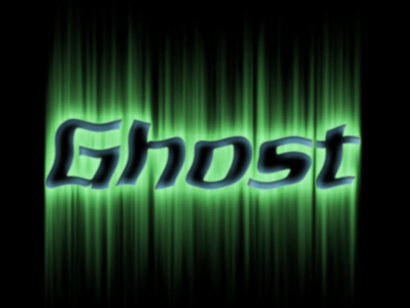 spooky ghost text with aura