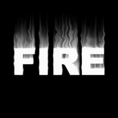 flaming text effect step 7
